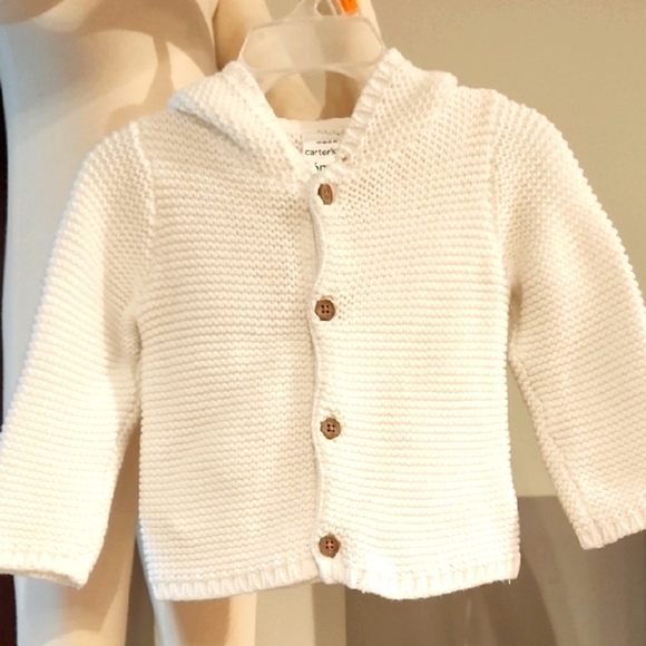 Carter's Other - Carter's White Knit Sweater Classic Design